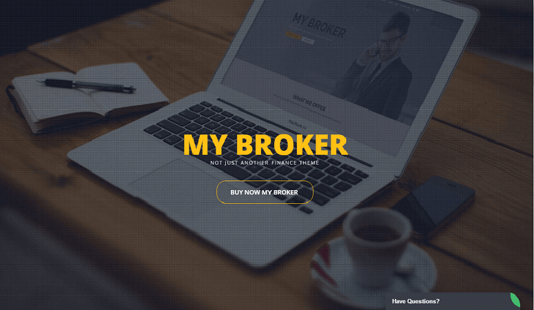 my broker Insurance WordPress Theme