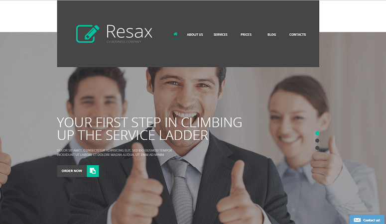 resax Insurance WordPress Theme