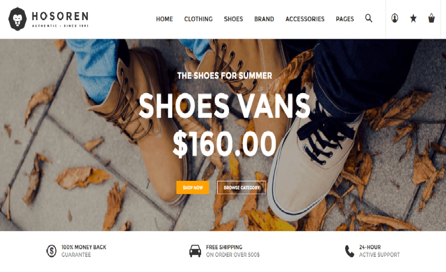 Shoes Responsive Shopify
