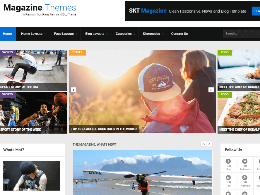 skt magazine Magazine WordPress Themes 2018