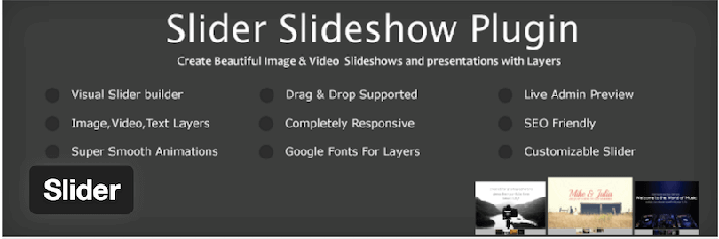 Slider Slideshow Free WordPress