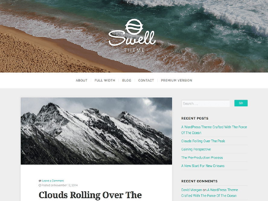 swelllite Free Photography WordPress Themes 2018