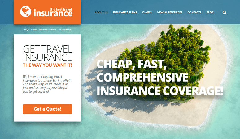 travel Best Responsive Insurance WordPress