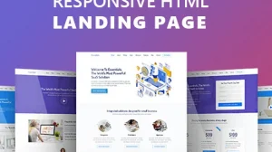 html responsive landing page 300x168